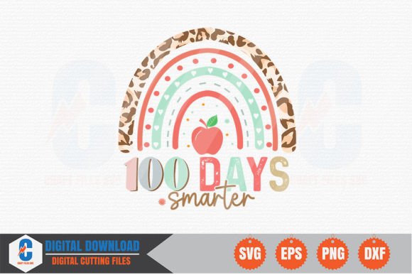 100 Days Smarter Retro SVG: Graphics & Crafts