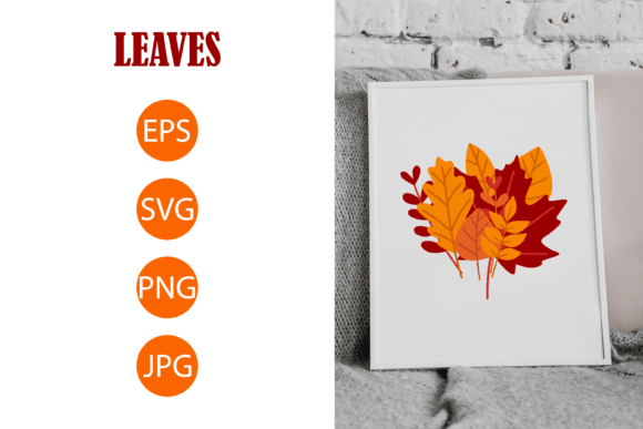 Autumn Leaves Sublimation Graphics