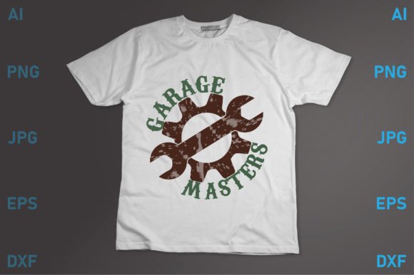 Garage Masters: Graphics for T-Shirt Designs