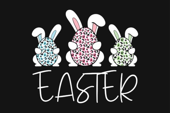 Happy Easter Bunny SVG Sublimation Shirt: Graphics & Crafts