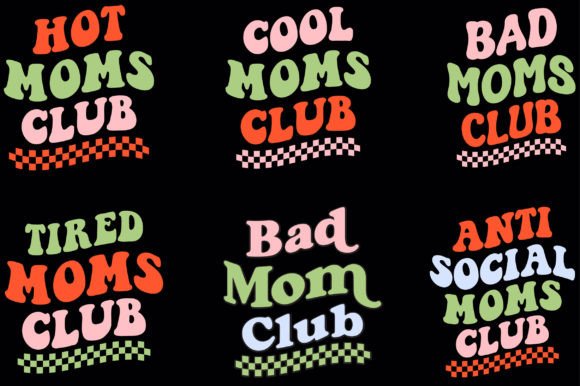 Moms Club SVG Bundle: Graphics for Crafts