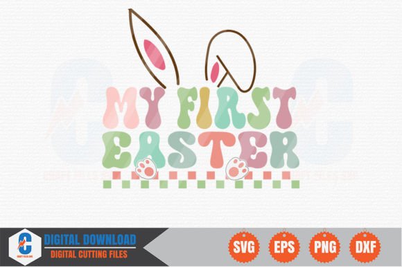 My First Easter Retro SVG: Graphics and Crafts