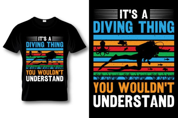 Scuba Diving Motivational Quotes T-Shirt Graphics