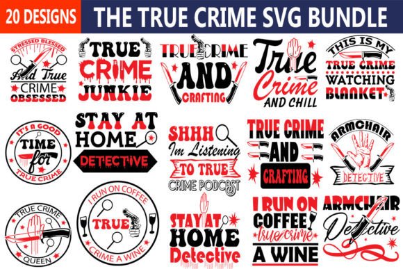 True Crime Svg Bundle